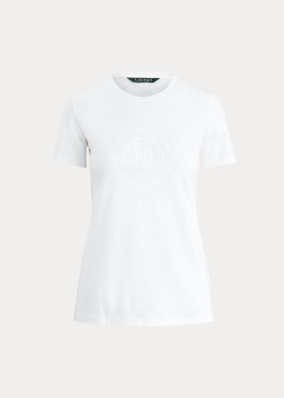 Ralph Lauren Graphic Logo T Shirt Dame Danmark (GBLXN7159)